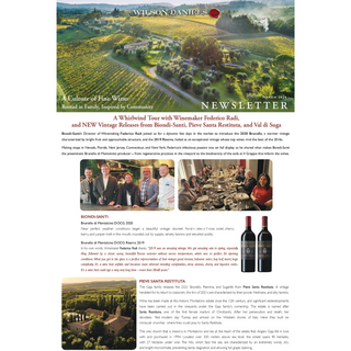 Screenshot of Wilson Daniels' March 2026 newsletter.