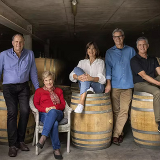 A photo of the Brajkovich family at Kumeu River.
