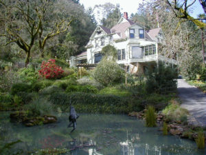 Schramsberg house and pond